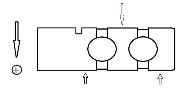 称重传感器受力方式